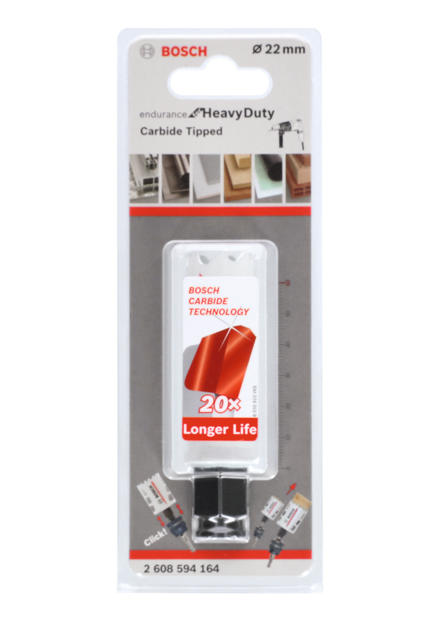 HÅLSÅG CARBIDE POWERCHANGE 22MM L60MM