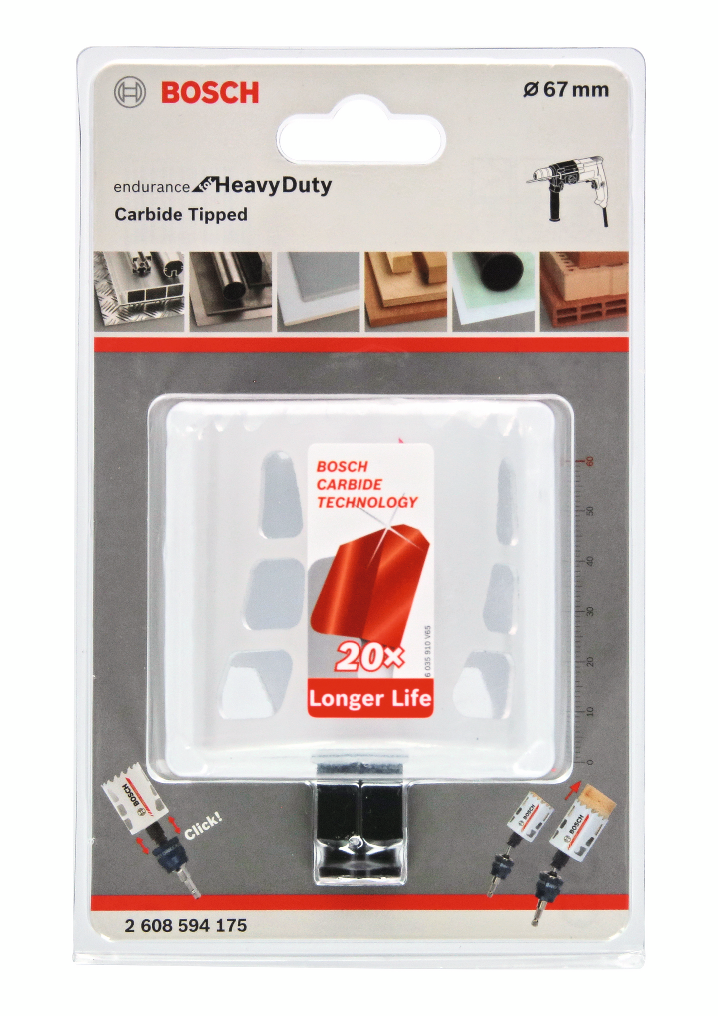 HÅLSÅG BOSCH CARBIDE POWERCHANGE 67MM L60MM