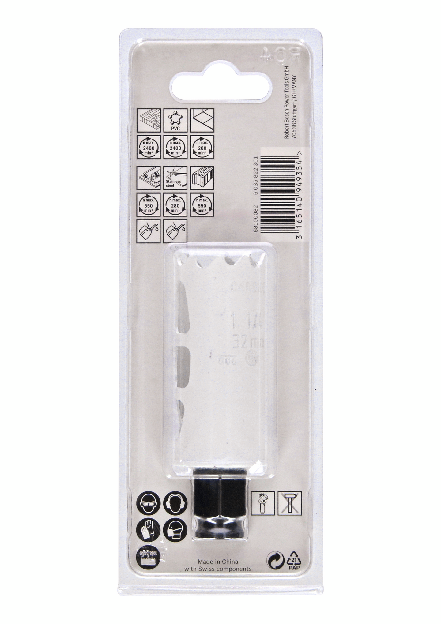 HÅLSÅG CARBIDE POWERCHANGE 32MM L60MM