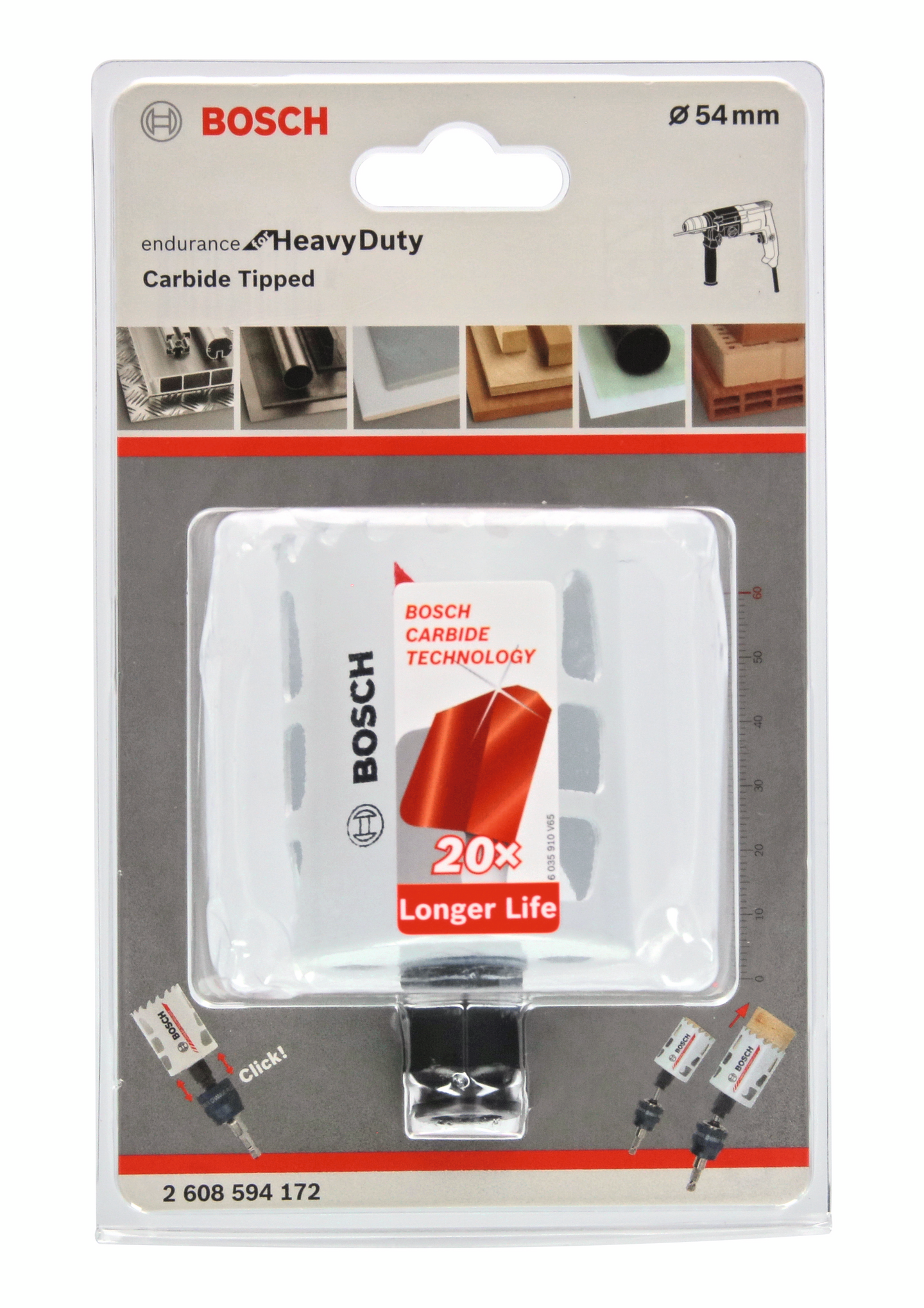 HÅLSÅG CARBIDE POWERCHANGE 54MM L60MM