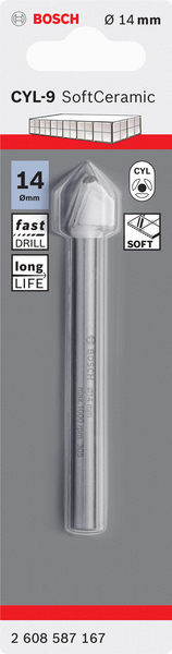KAKELBORR BOSCH CYL-9 14X90MM