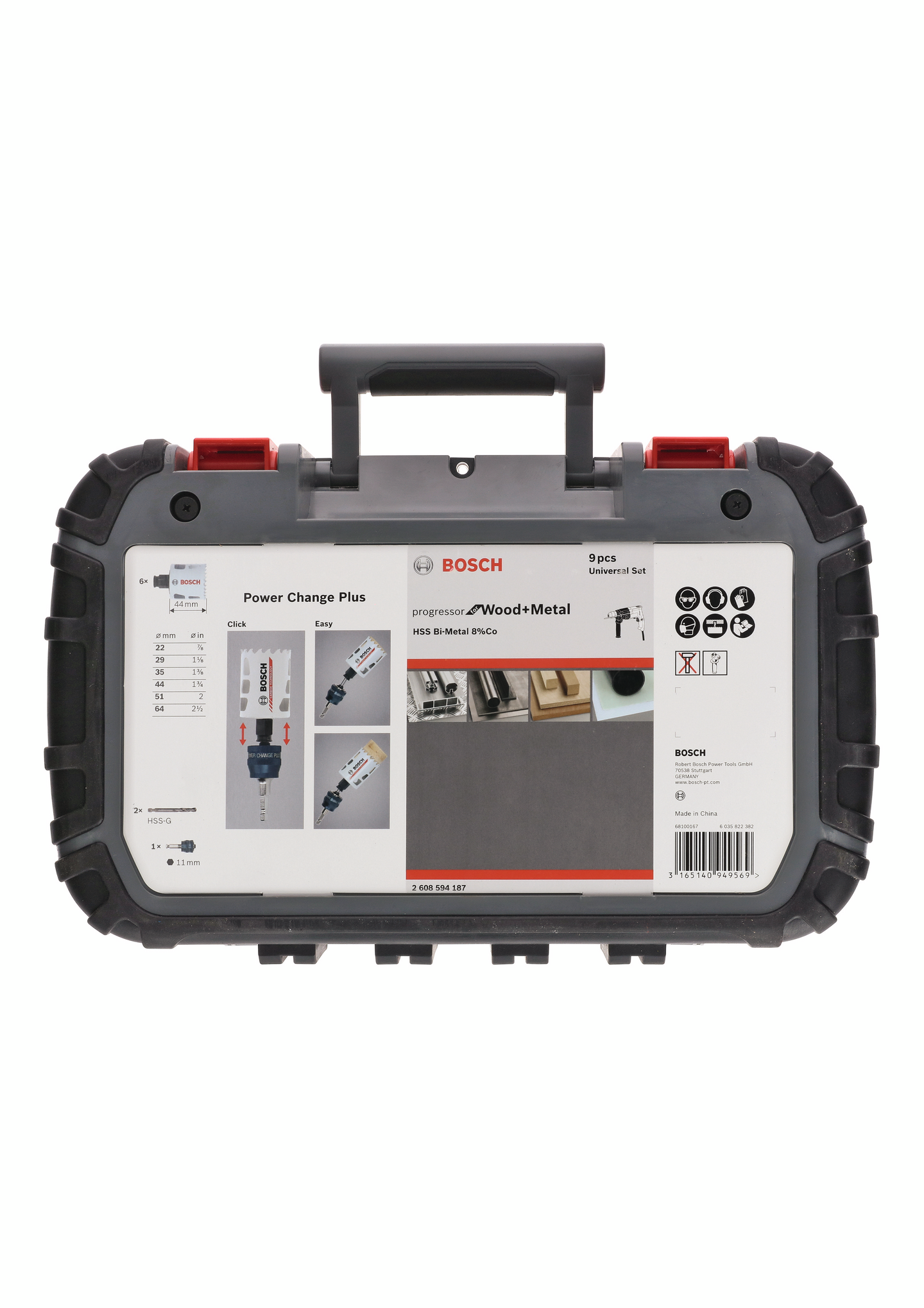 HÅLSÅGSET BOSCH BIM POWERCHANGE 9DELAR 22-64MM