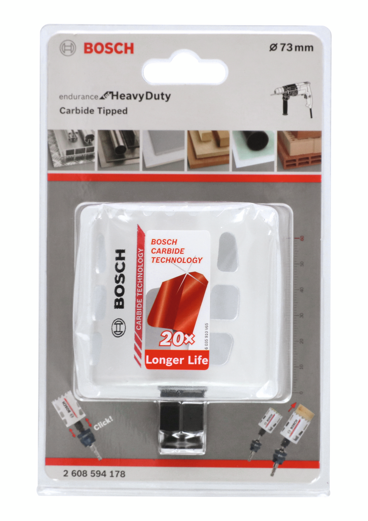 HÅLSÅG CARBIDE POWERCHANGE 73MM L60MM