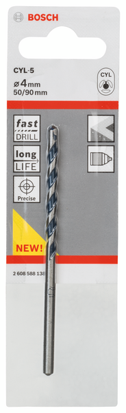 BETONGBORR CYL5 4X90MM