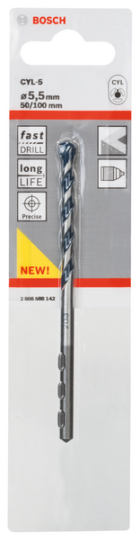 BETONGBORR CYL5 5,5X100MM