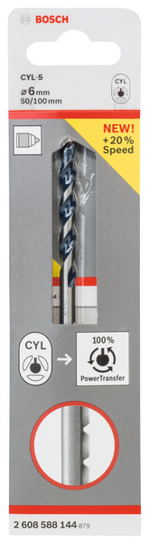 BETONGBORR CYL5 6X100MM