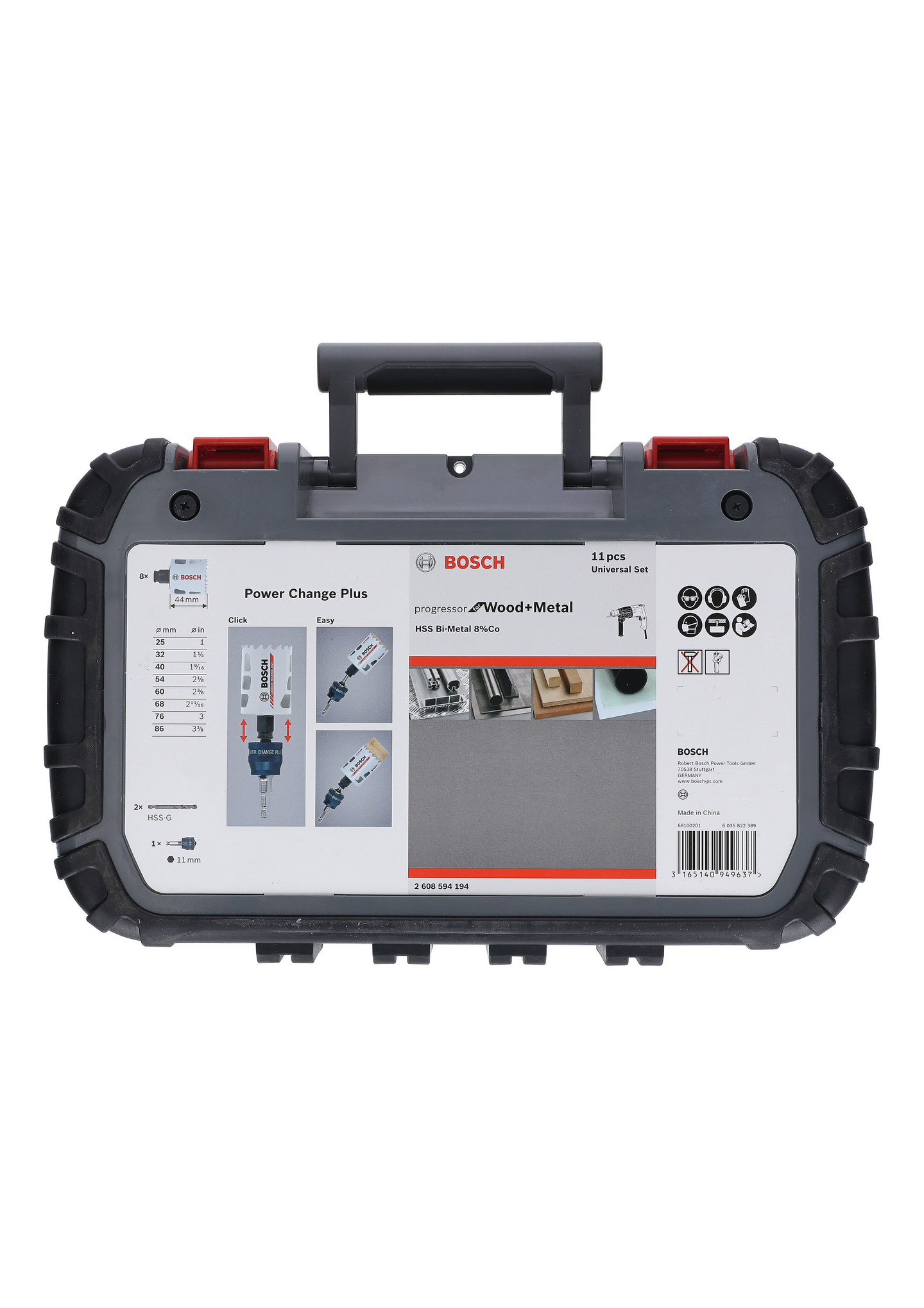 HÅLSÅGSET BIM POWERCHANGE 14DELAR 25-86MM