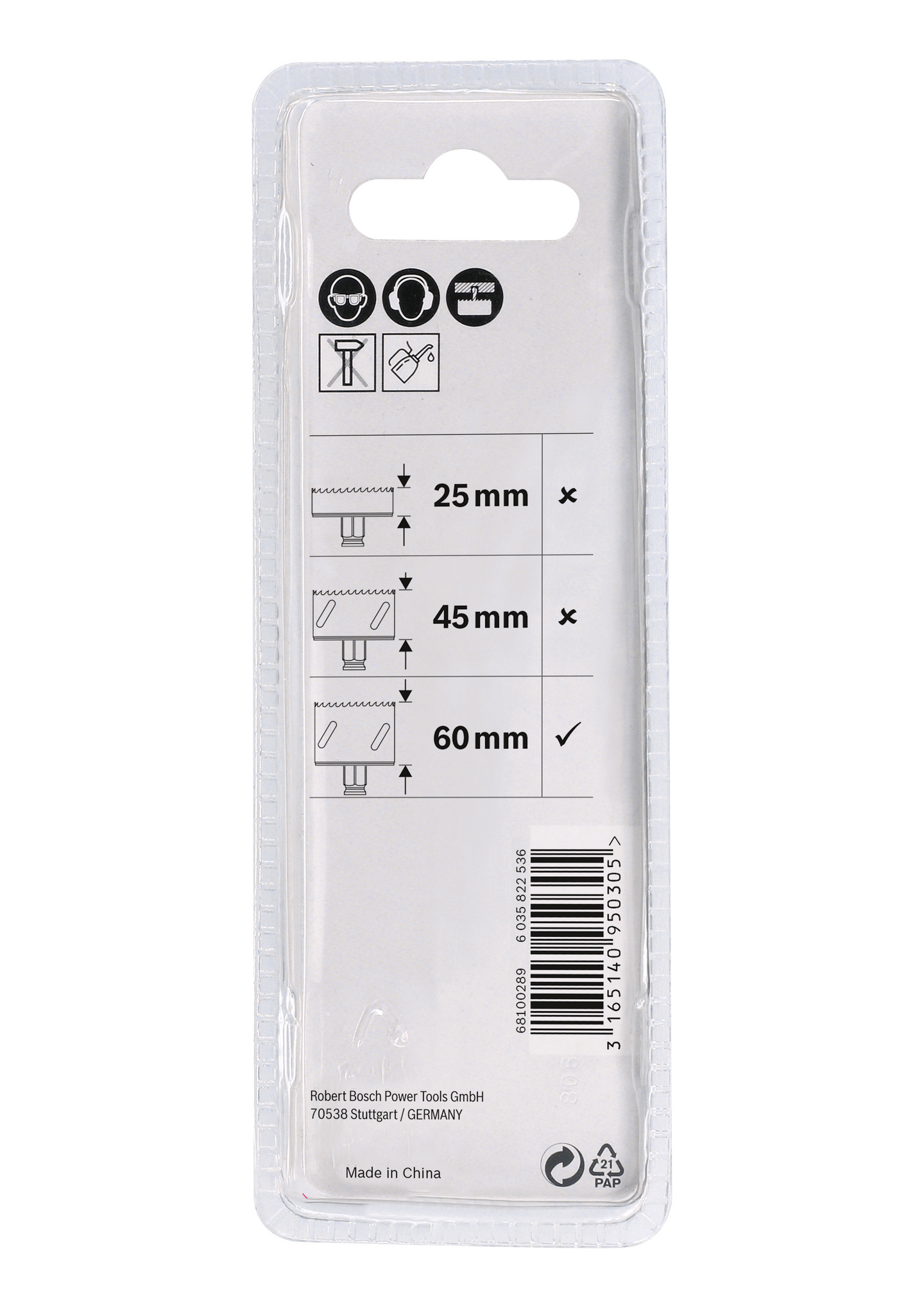 CENTRERINGSBORR HÅLSÅG HSS-CO 7,15X105MM