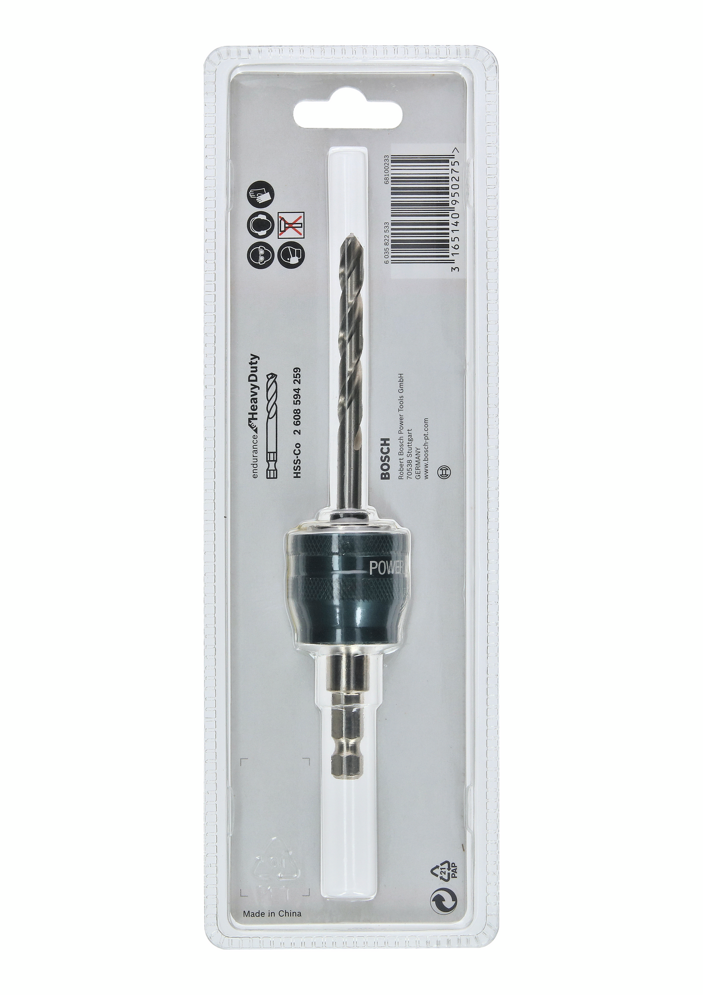 HÅLSÅGADAPTER PCP 8,7MM HSS-G 7,15X105MM