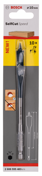 CENTRUMBORR SELFCUT 10X152 1ST