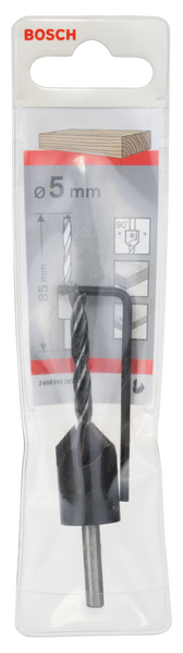TRÄBORR BOSCH M FÖRSÄNKARE DIAM  5MM 1P