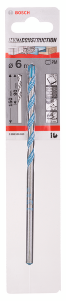 Monikäyttöporanterä Bosch CYL-9 6,0x150mm Multimaterial