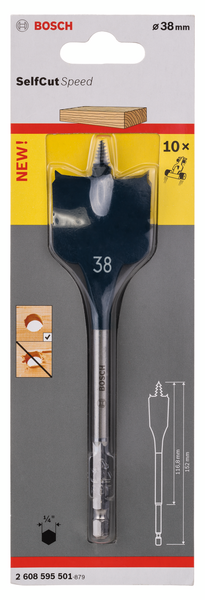 CENTRUMBORR SELFCUT 38X152 1P