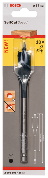 CENTRUMBORR SELFCUT 17X152 1P