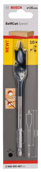 CENTRUMBORR SELFCUT 16X152 1ST