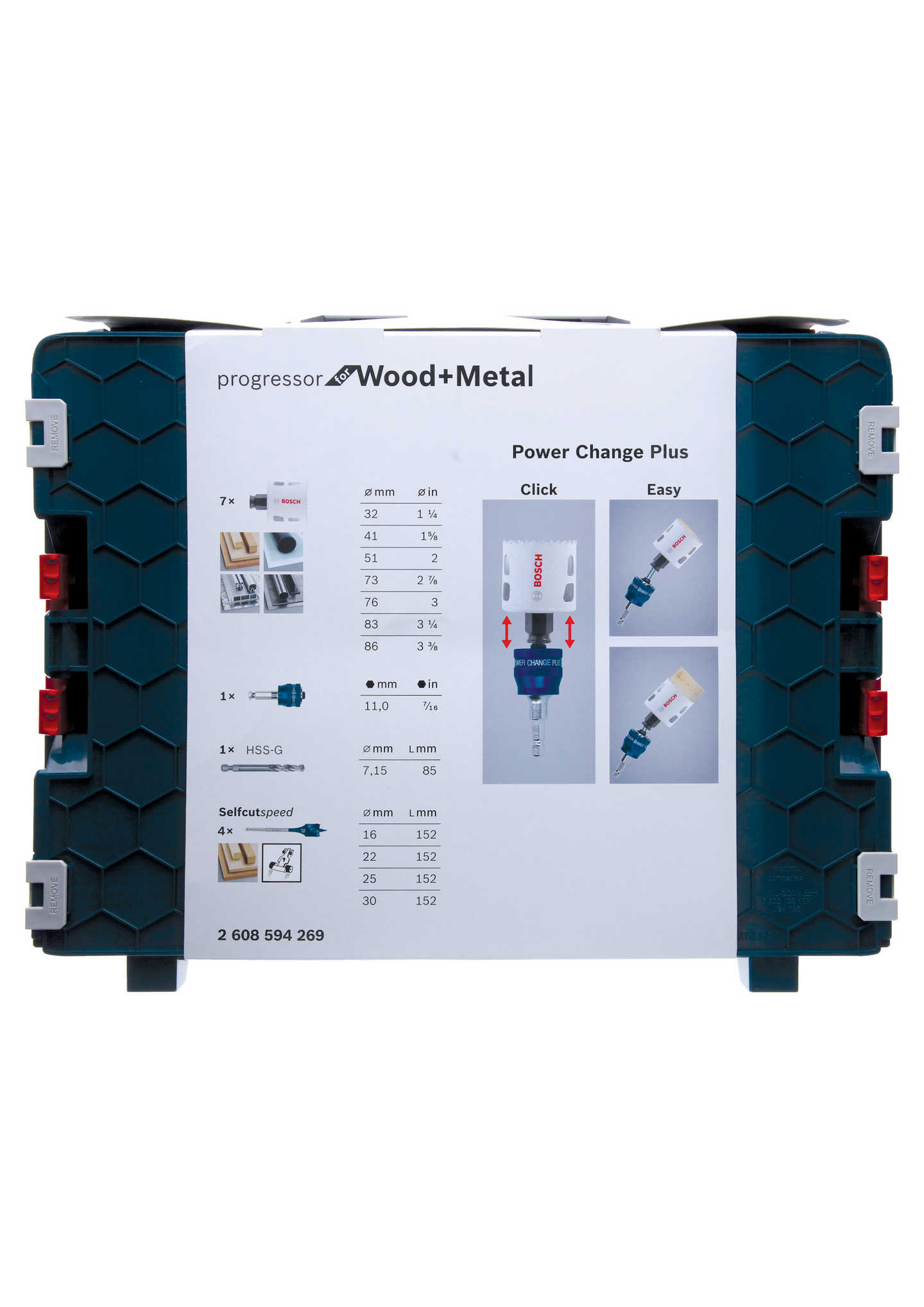 HÅLSÅGSET BOSCH 16-86MM M BORR L-BOXX POWERCH