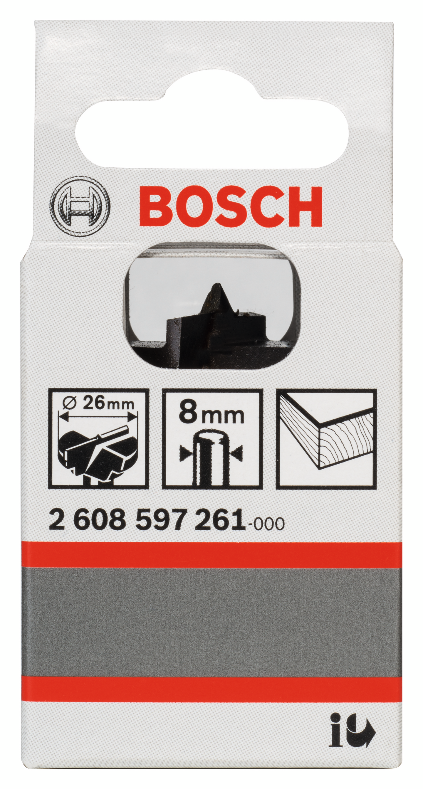 GÅNGJÄRNSFRÄS BOSCH 26X52MM