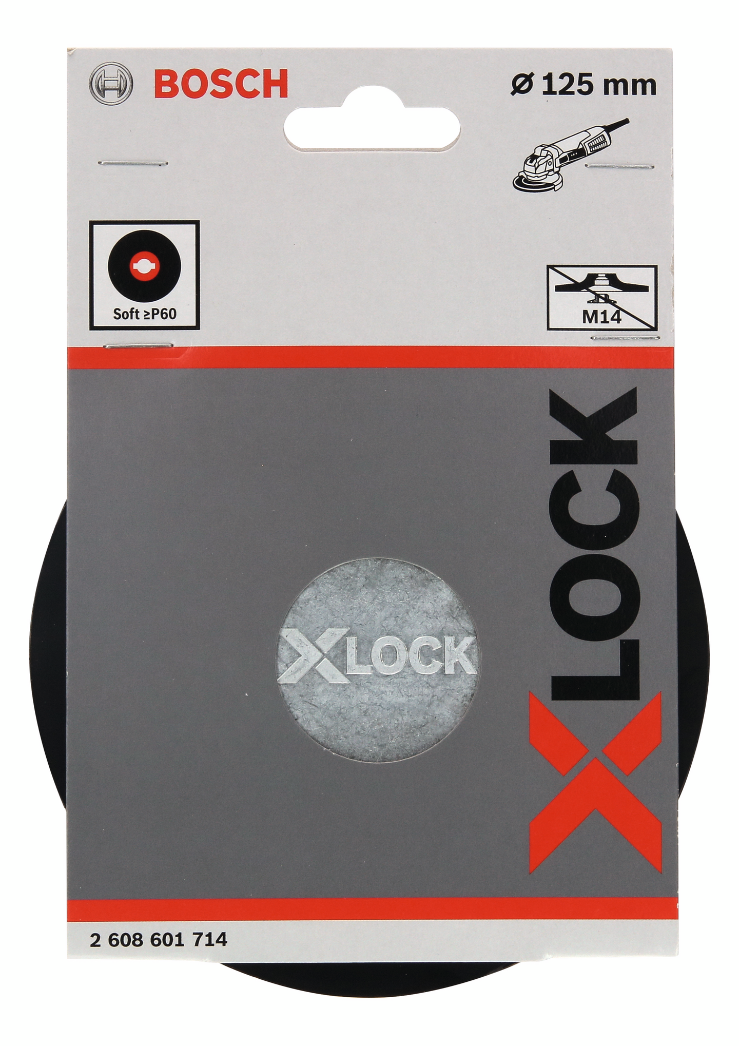 SLIPTALLRIK BOSCH X-LOCK SOFT 125MM