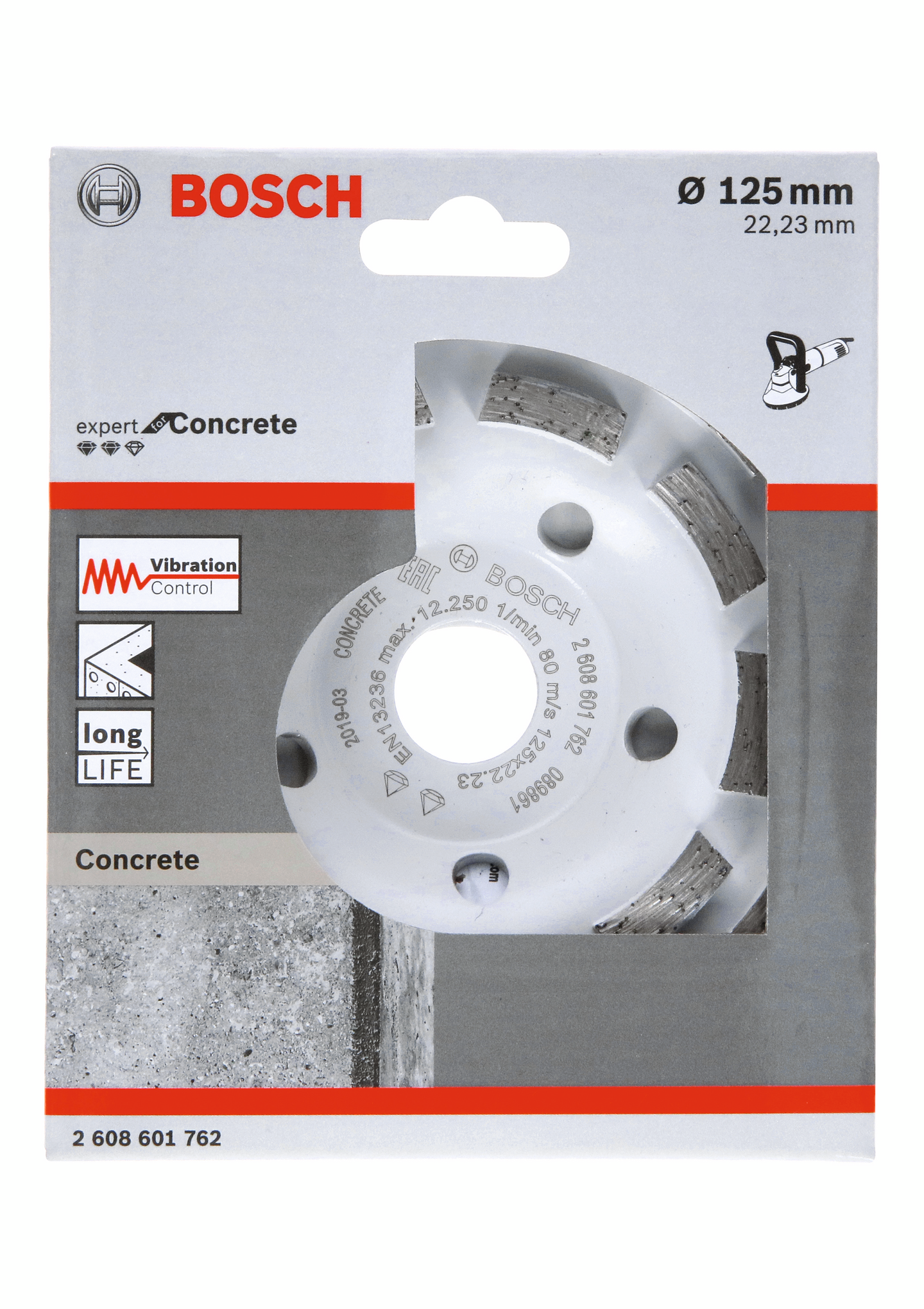 DIAMANTKOPPSKIVA BOSCH BETONG LIFE 125X22MM
