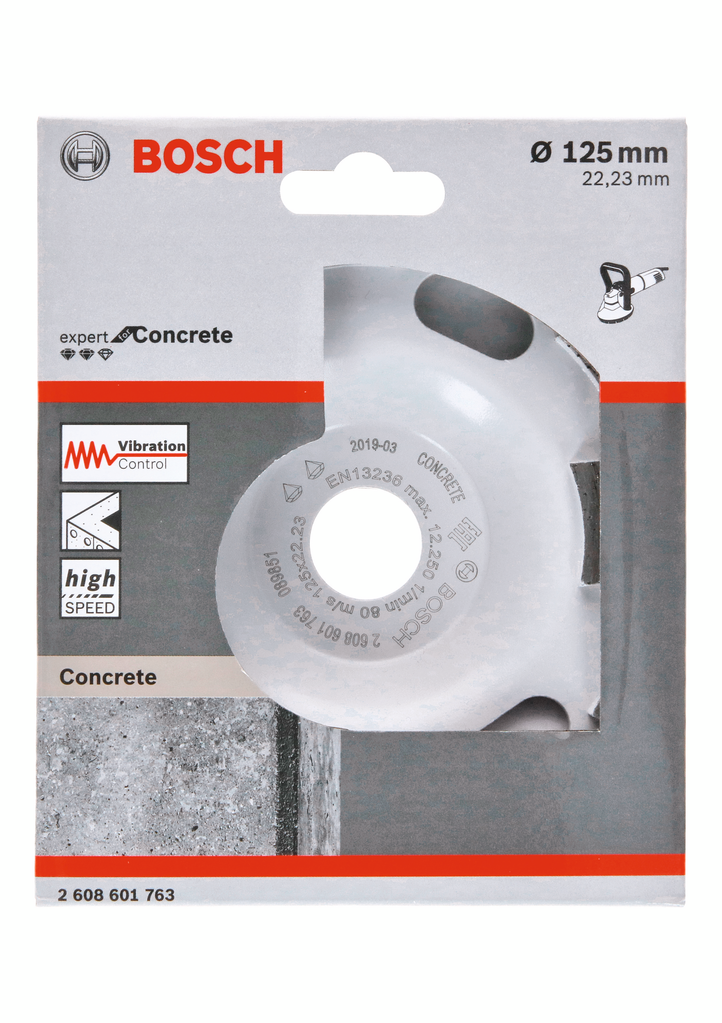 DIAMANTKOPPSKIVA BOSCH BETONG SPEED 125X22MM
