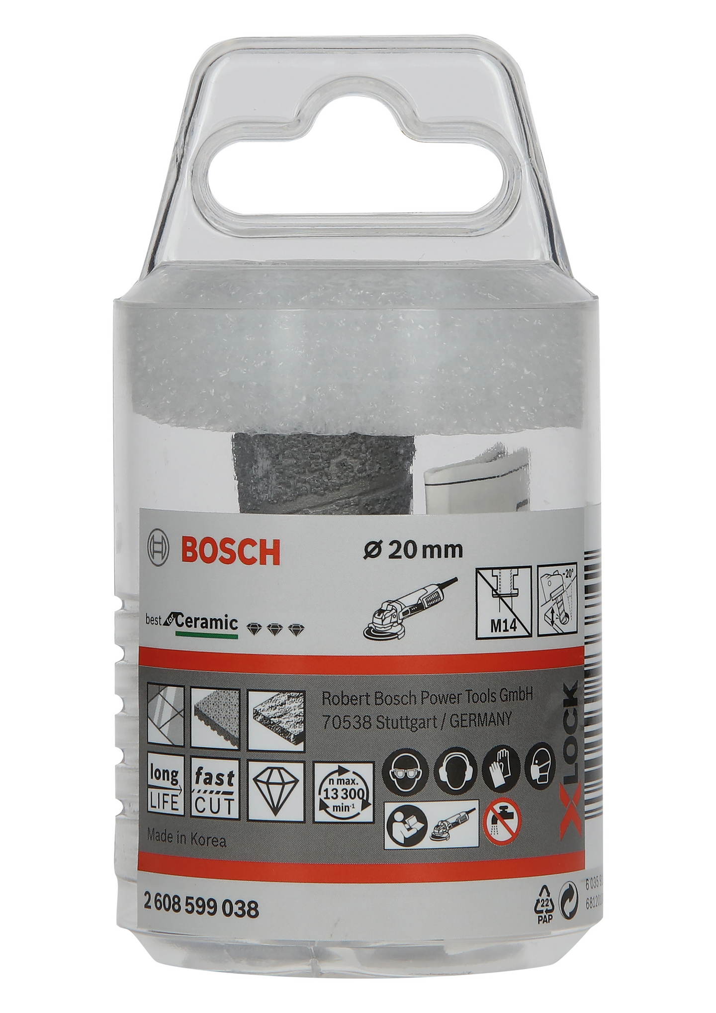 KAKELFRÄS BOSCH DIAMANT X-LOCK M14X20MM