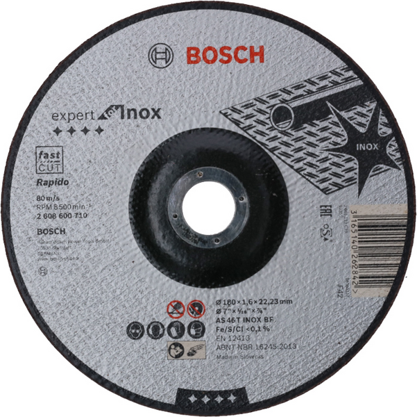 KAPSKIVA BOSCH RAPID INO180X22,2X1.6 1P