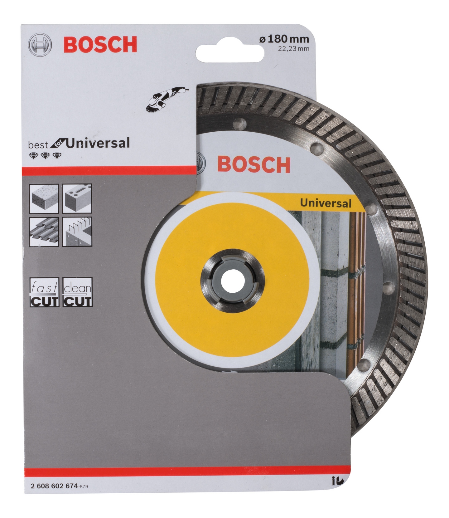 DIAMANTSKIVA BOSCH BEST UNIV TURBO 180MM