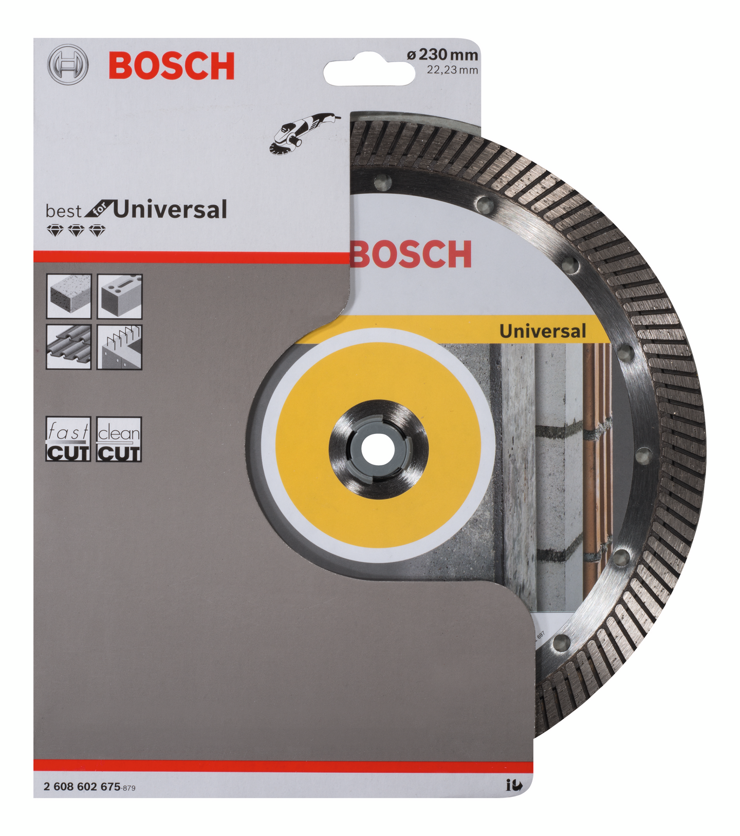 DIAMANTSKIVA BOSCH BEST UNIV TURBO 230MM