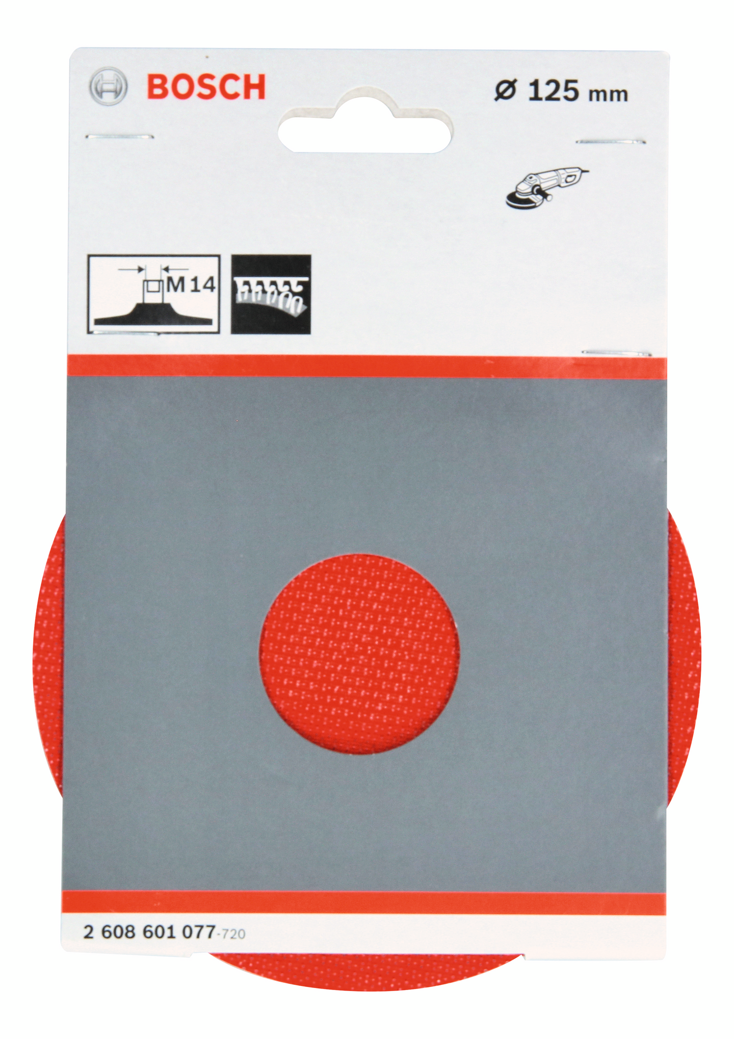 Hiomalautanen Bosch tarrakiinnitys 125mm M14