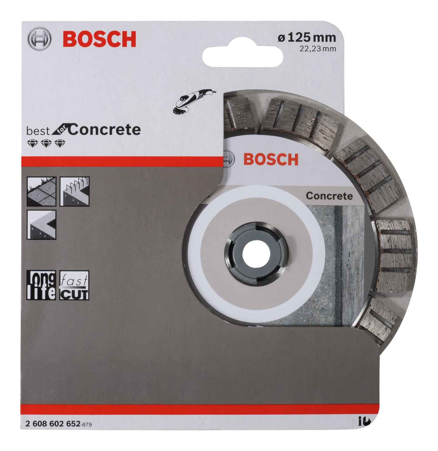 DIAMANTSKIVA BOSCH BEST BETON 125MM