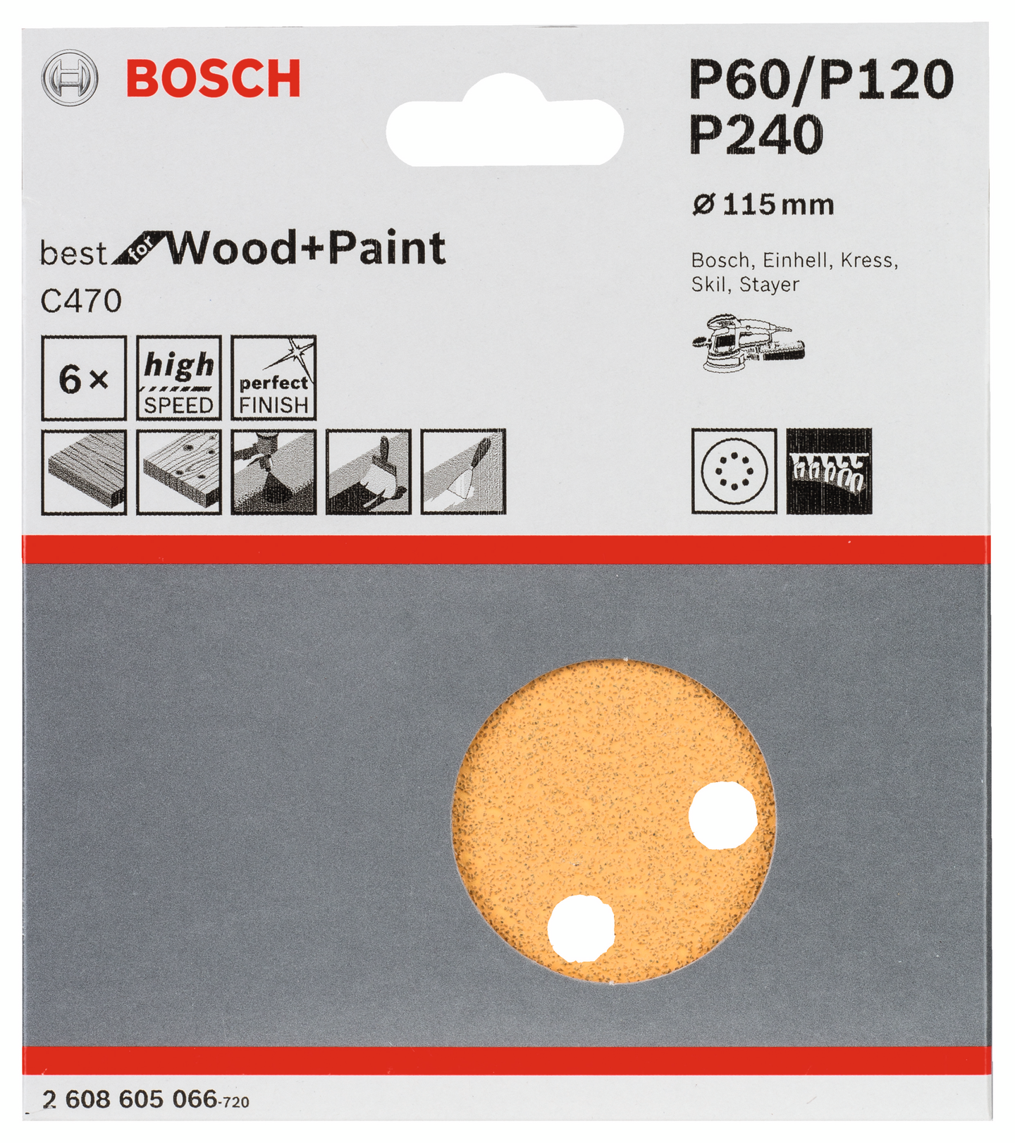 SLIPARK BOSCH EXC RWP K60/120/24 115MM 6ST