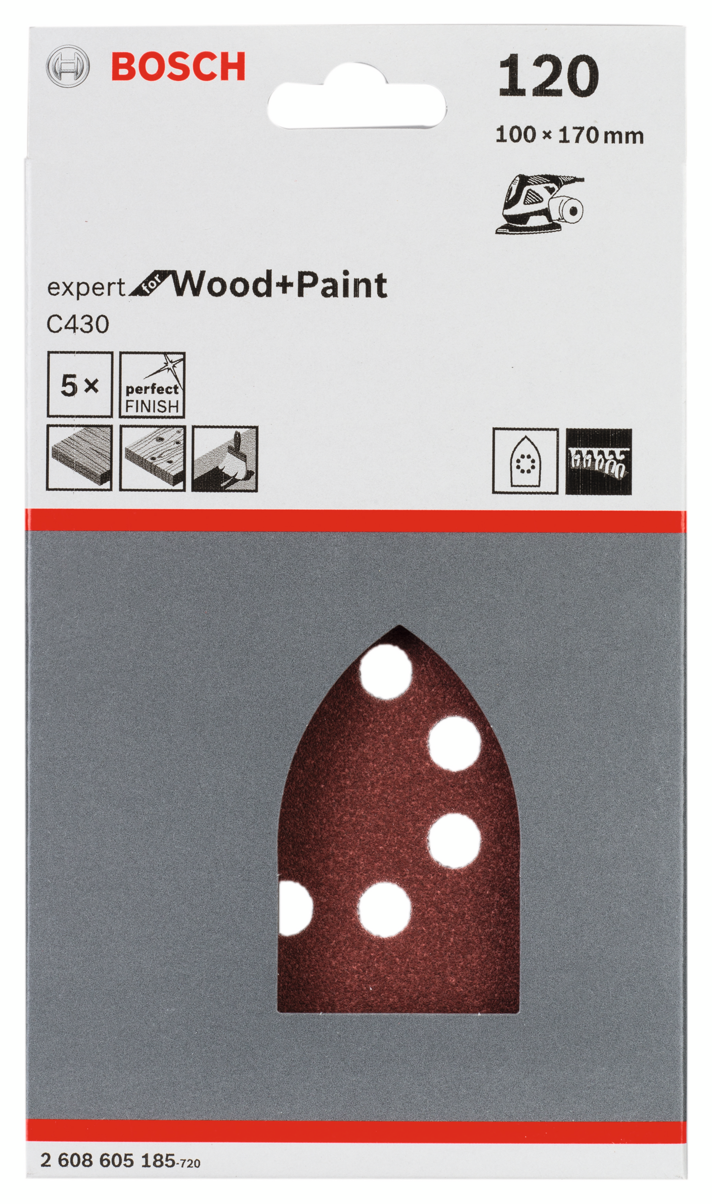 HÖRNSLIPARK BOSCH DELTA EW K120 5ST