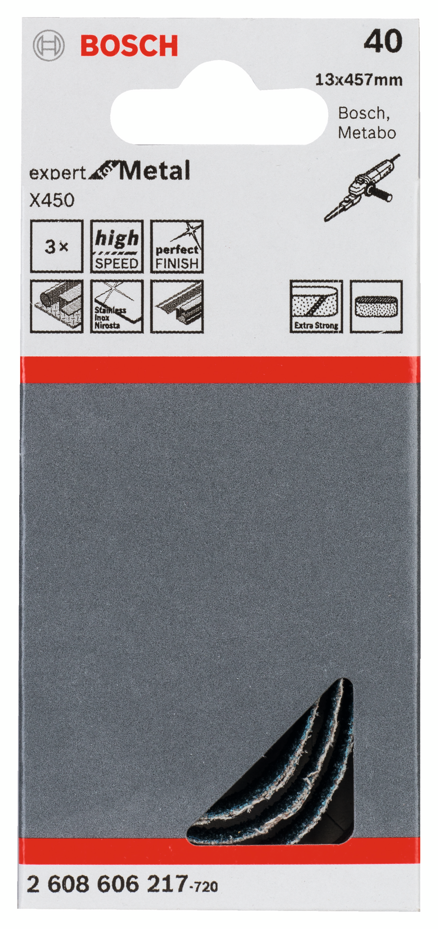 SLIPBAND BLÅ 13X451 K 40 3P