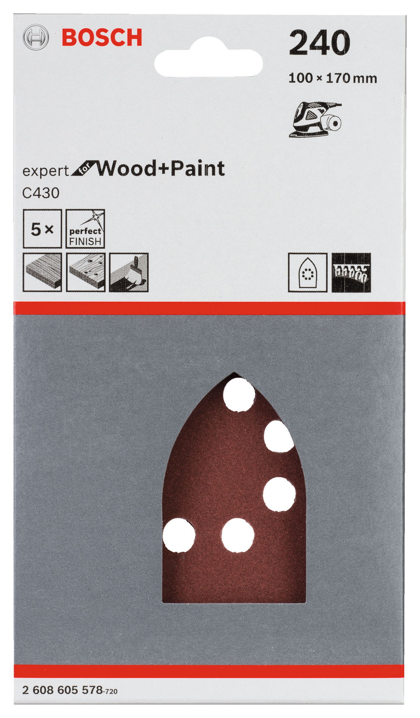 HÖRNSLIPARK BOSCH DELTA EW K240 5ST