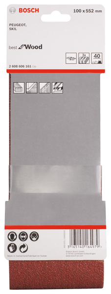 SLIPBAND BOSCH RW 102X552 K40 3P