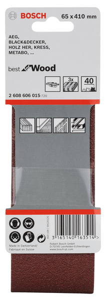SLIPBAND BOSCH RW 65X410 K60 3P