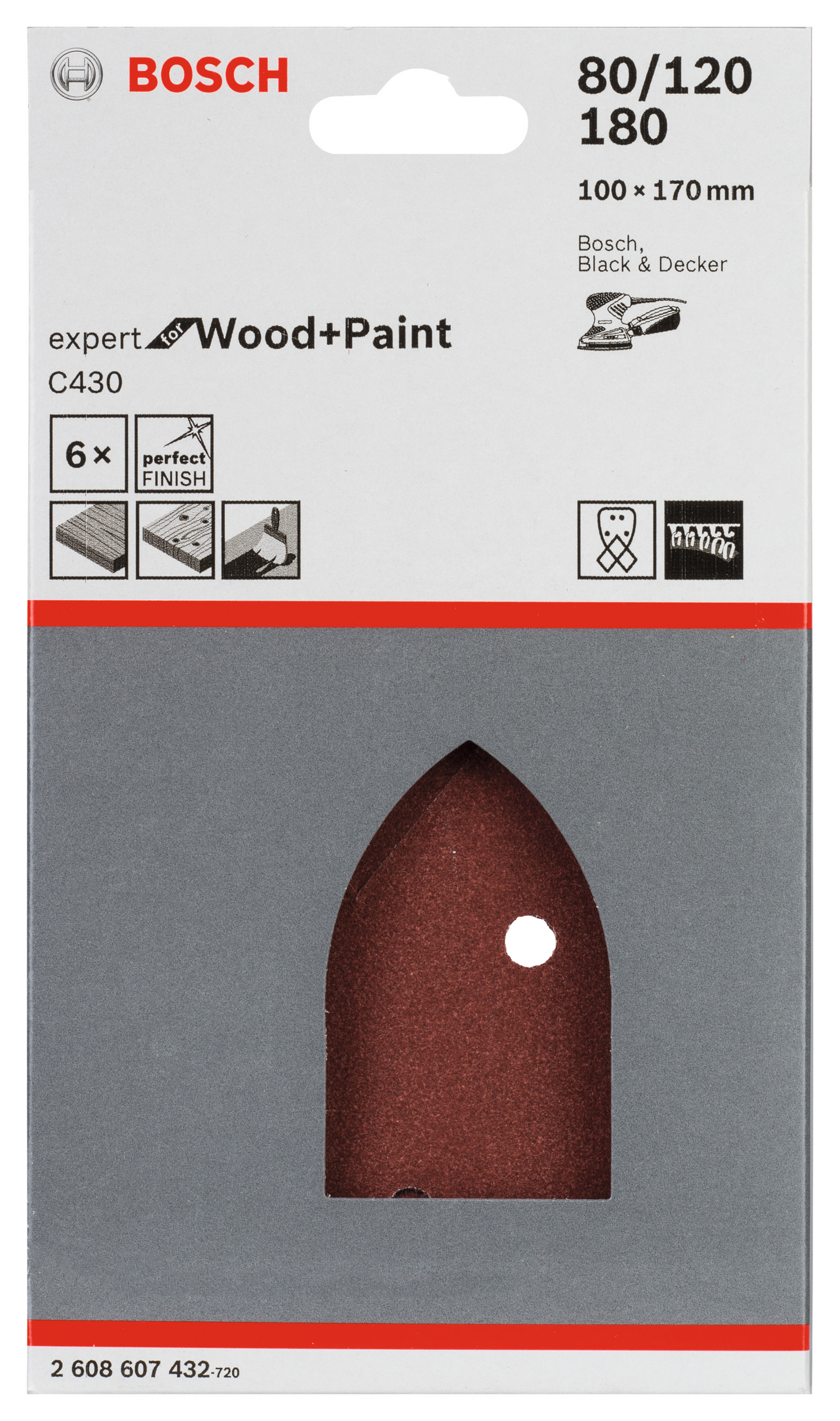 HÖRNSLIPARK BOSCH DELTA RW SET B&D MOUSE K40-180 5ST