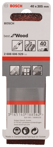 SLIPBAND BOSCH REDW 75X533 K180 3P