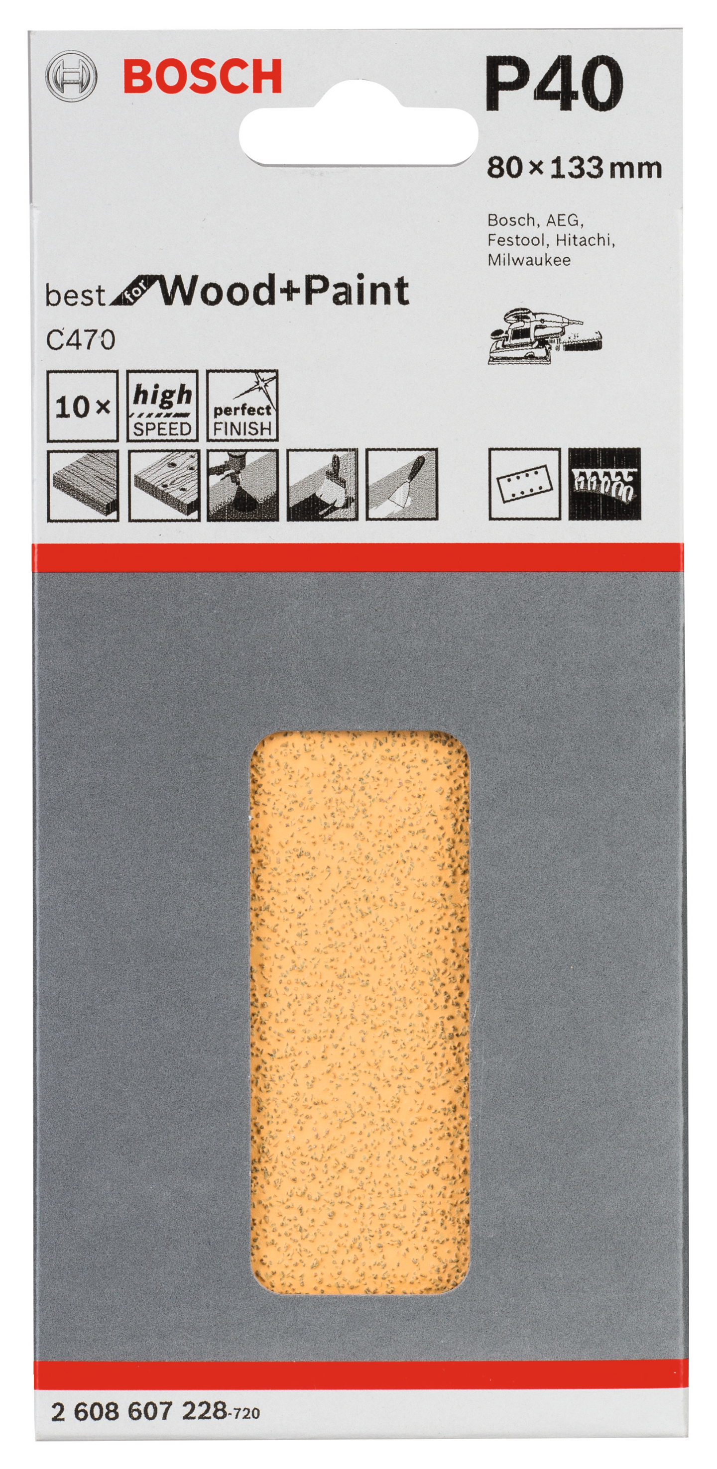 PLANSLIPP BOSCH RWT KARD K40 80X133 RDB