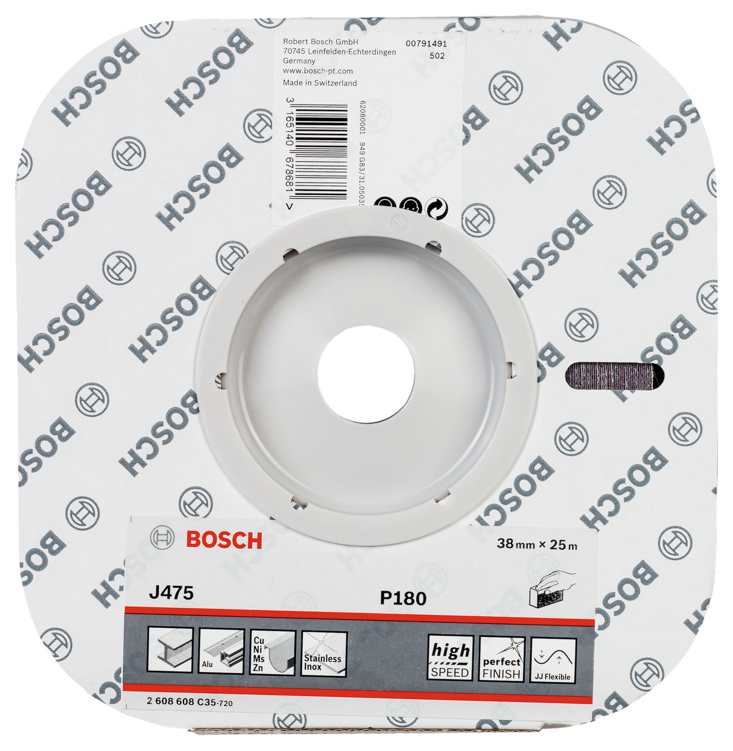 SLIPRULLE BOSCH BM K180 38MMX25M