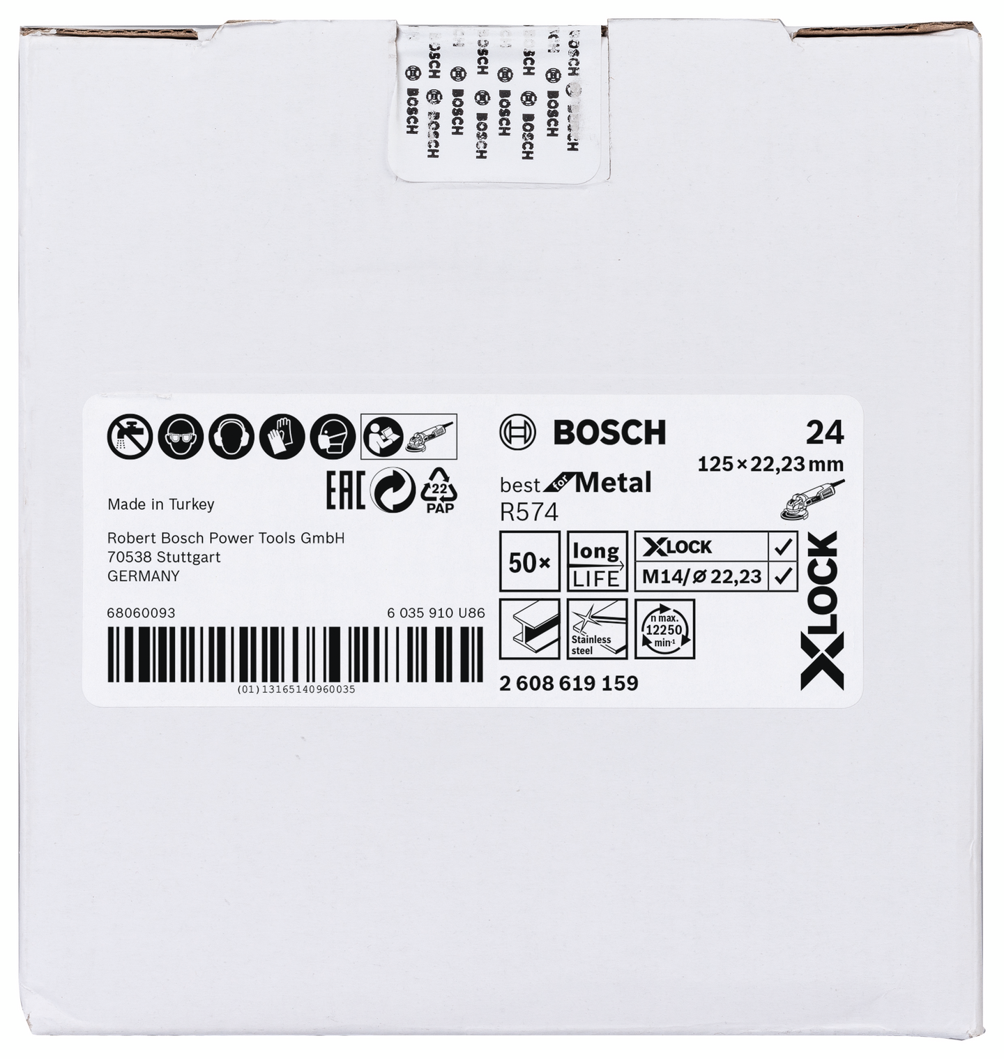 FIBERSLIPSKIVA BOSCH XL BFM K24 125MM
