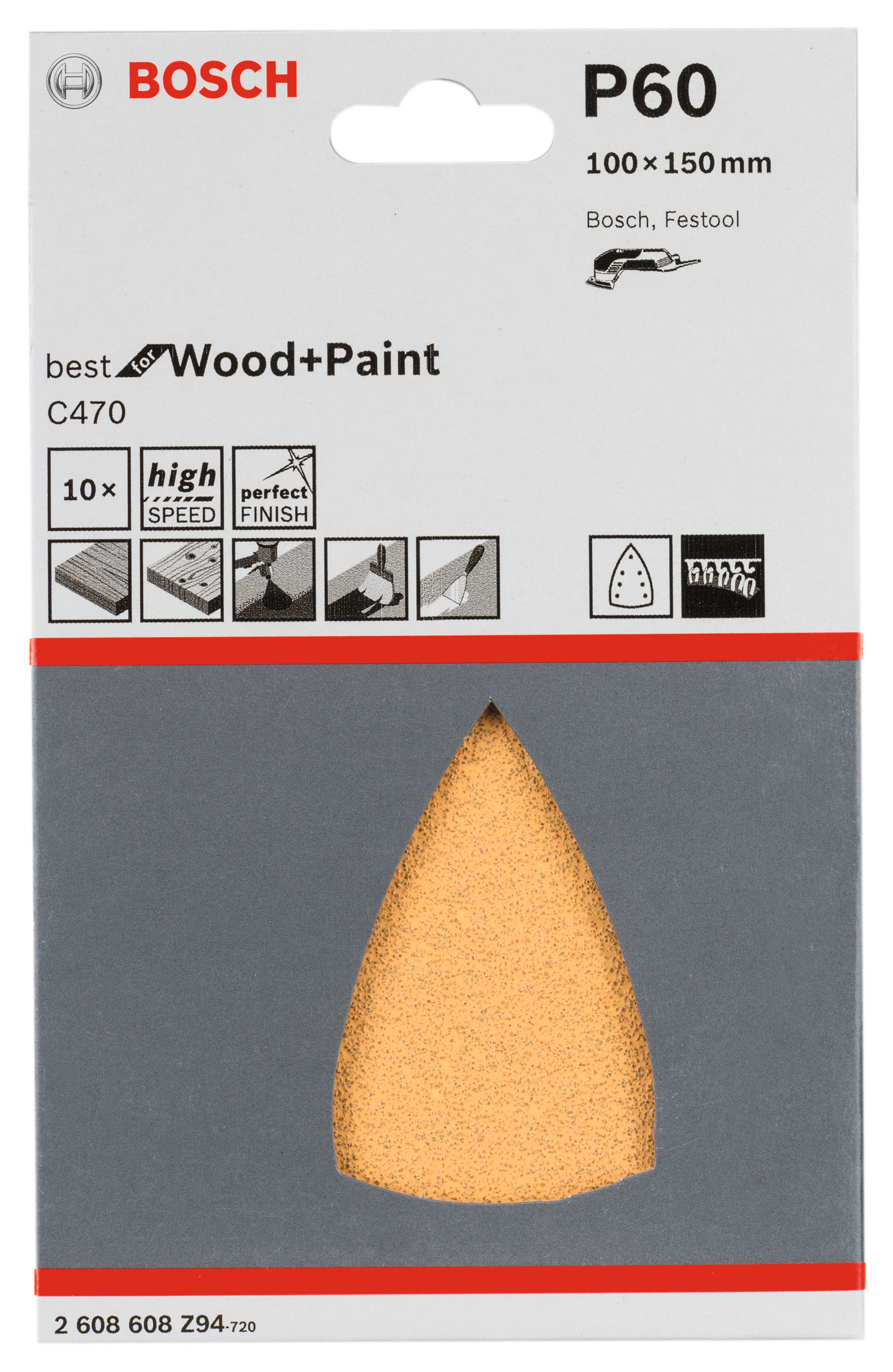 SLIPARK BOSCH DELTA 7H BFWP K60 100X150 10ST