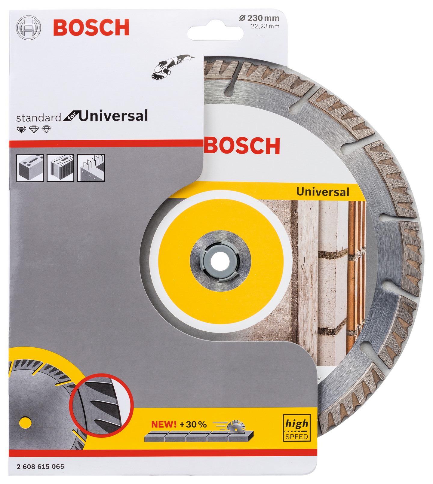 DIAMANTSKIVA BOSCH STD UNIVERSAL 230X22,23MM