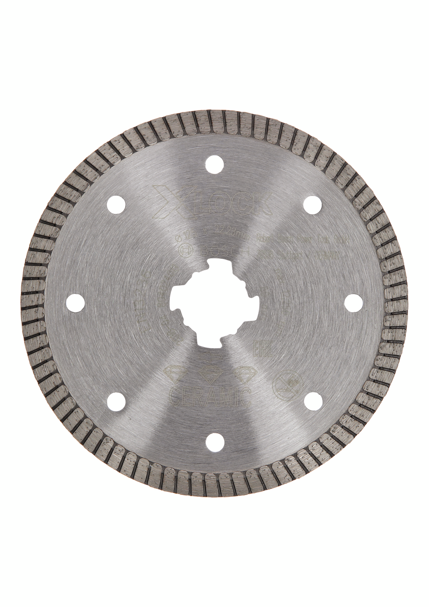 DIAMANTSKIVA BOSCH X-LOCK BEST CERAMIC-T 125MM