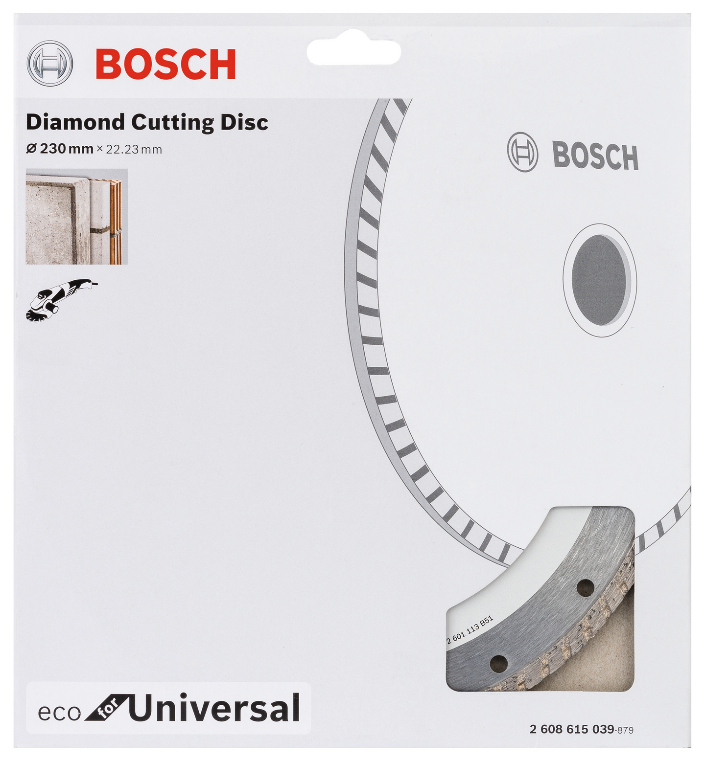 Timanttikatkaisulaikka Bosch 230x22,25mm Eco for Universal Turbo