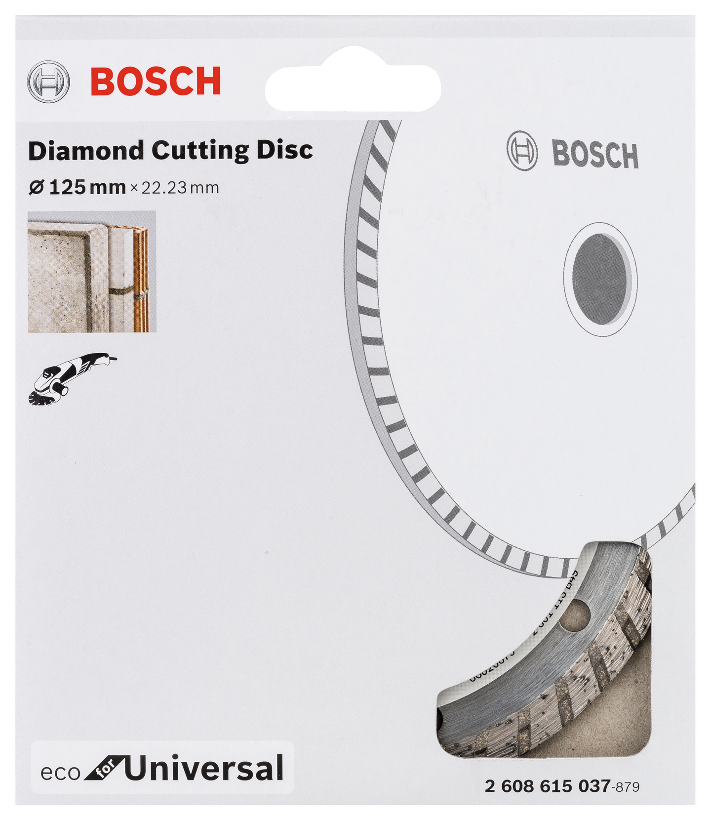DIAMANTSKIVA BOSCH ECO UNI TURBO 125X22,25MM