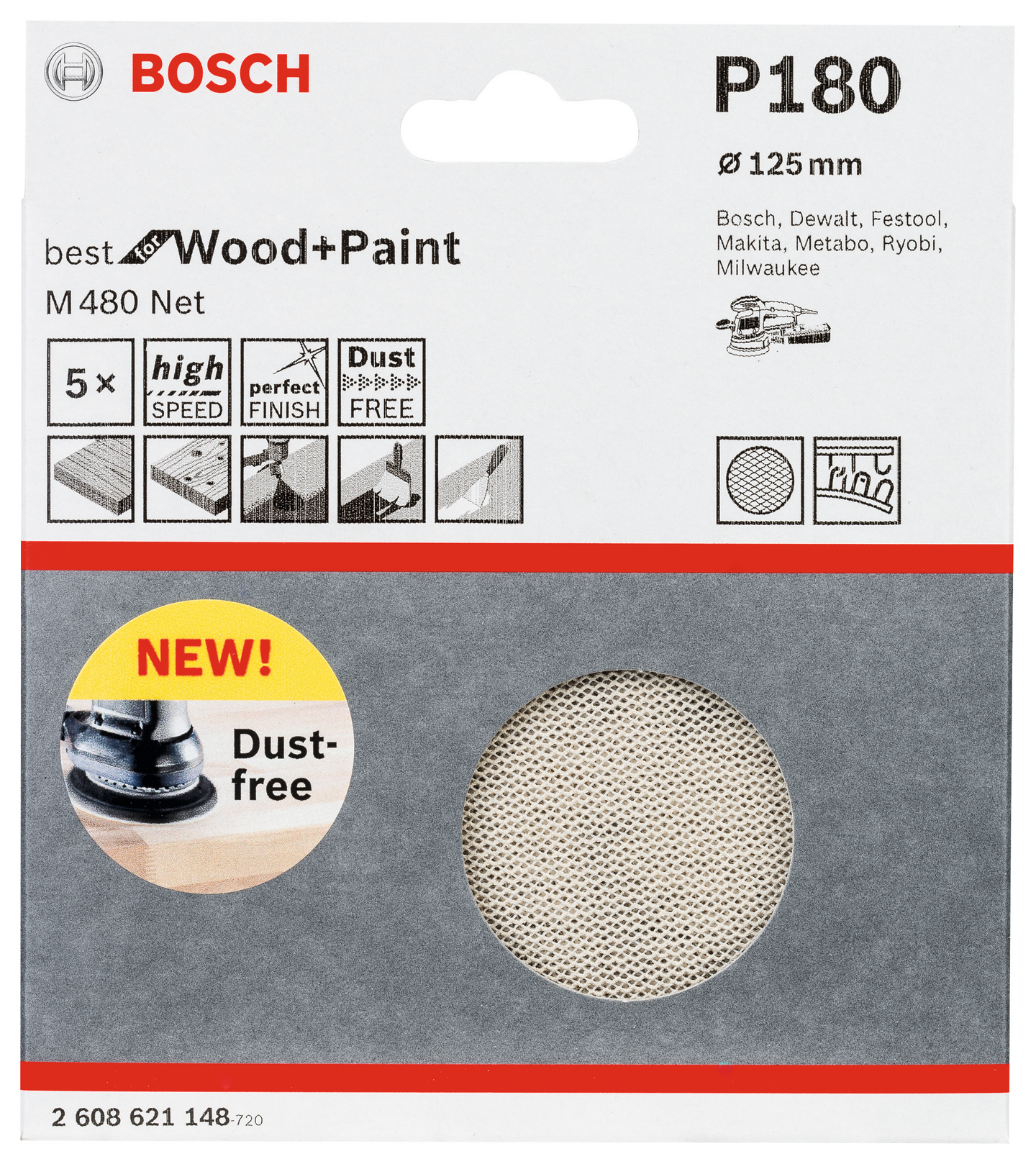 SLIPARK EXC NET K180 125MM 5ST