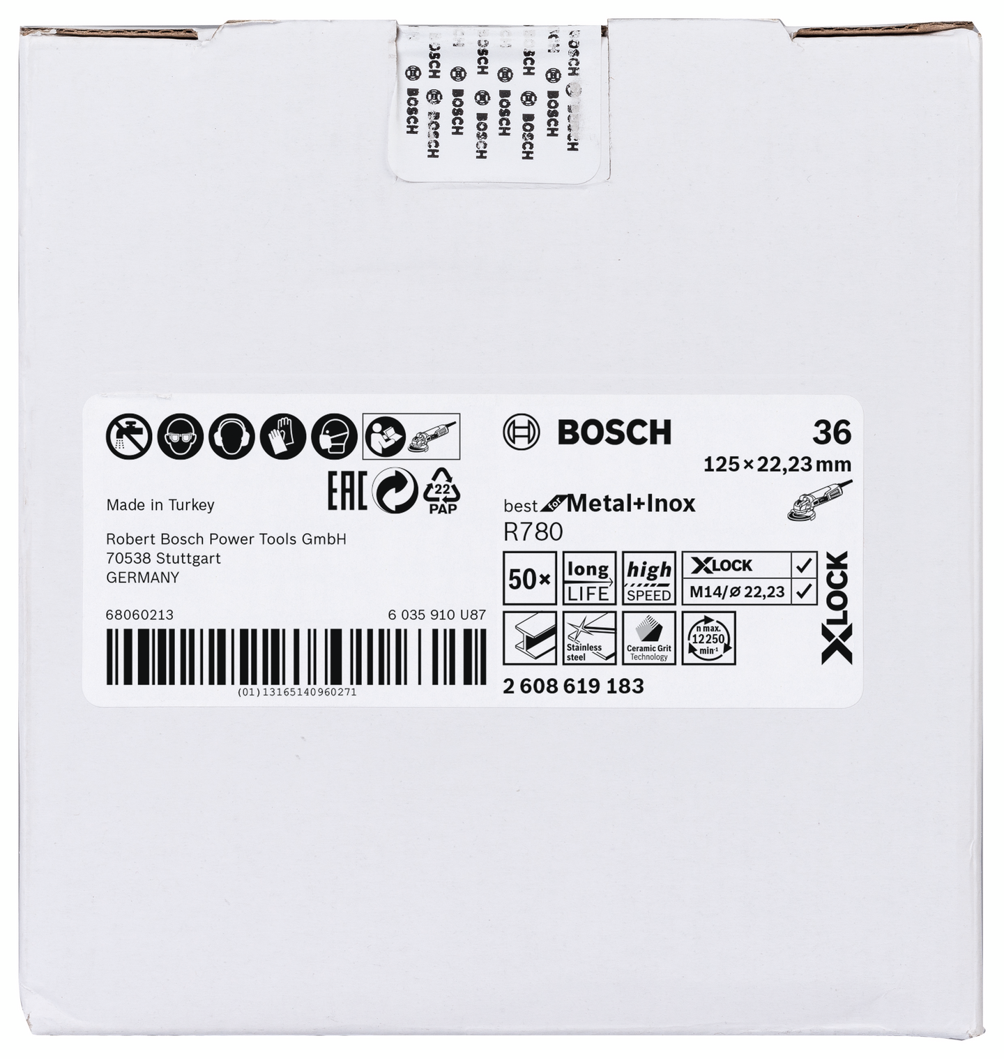 Kuituhiomalevy Bosch X-LOCK R780 125mm K36