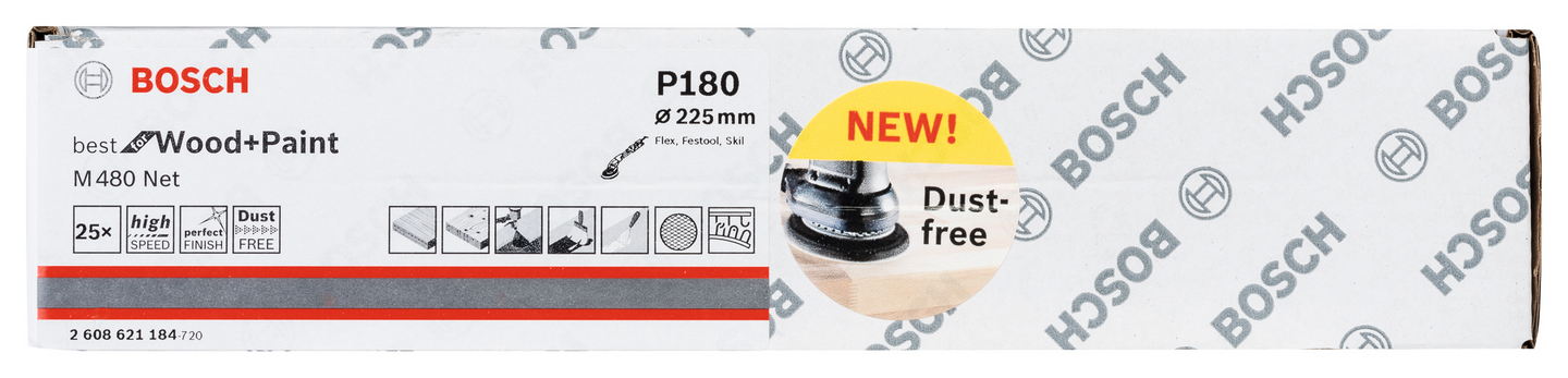 SLIPARK EXC NET K180 225MM 25ST/FRP