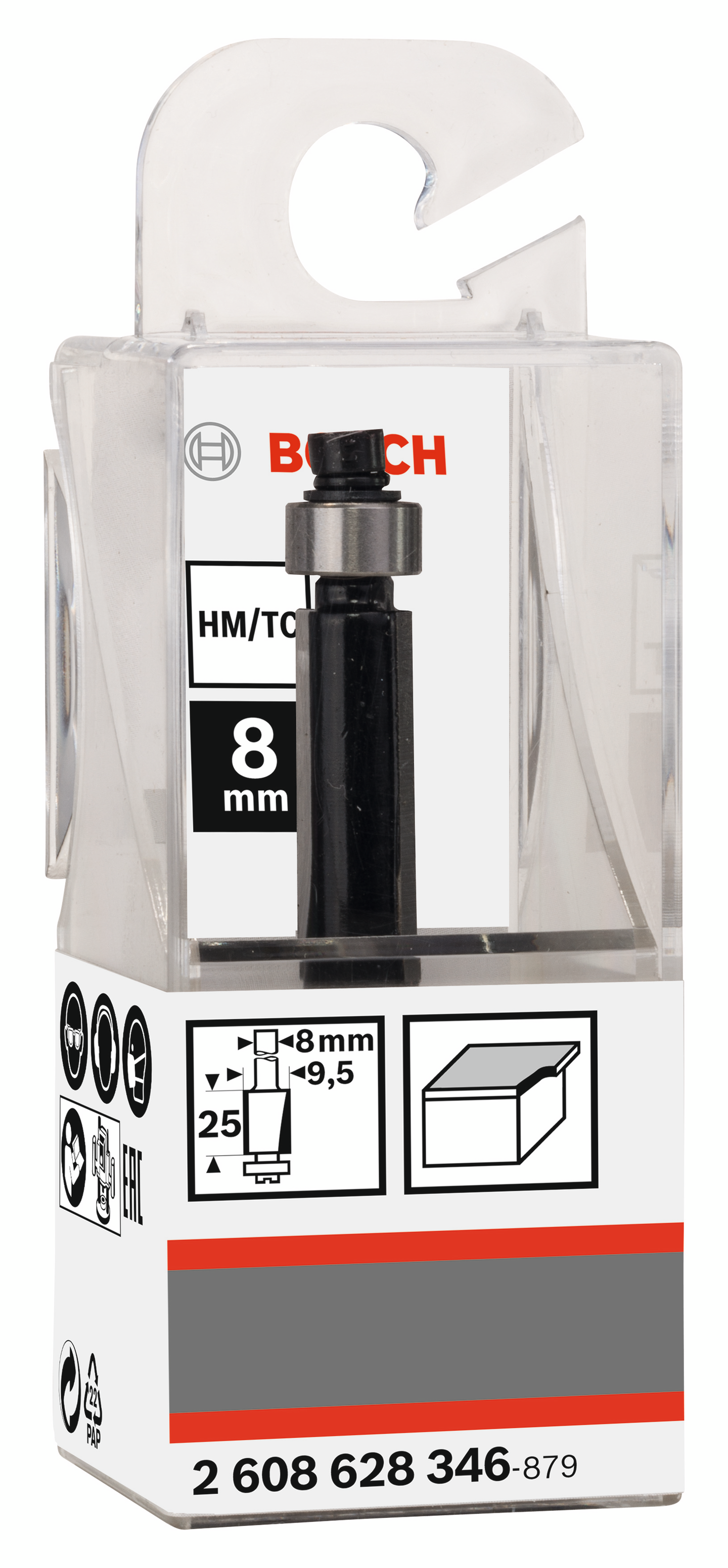 LAMINATFRÄS BOSCH HM KULLAGER 9.5X25